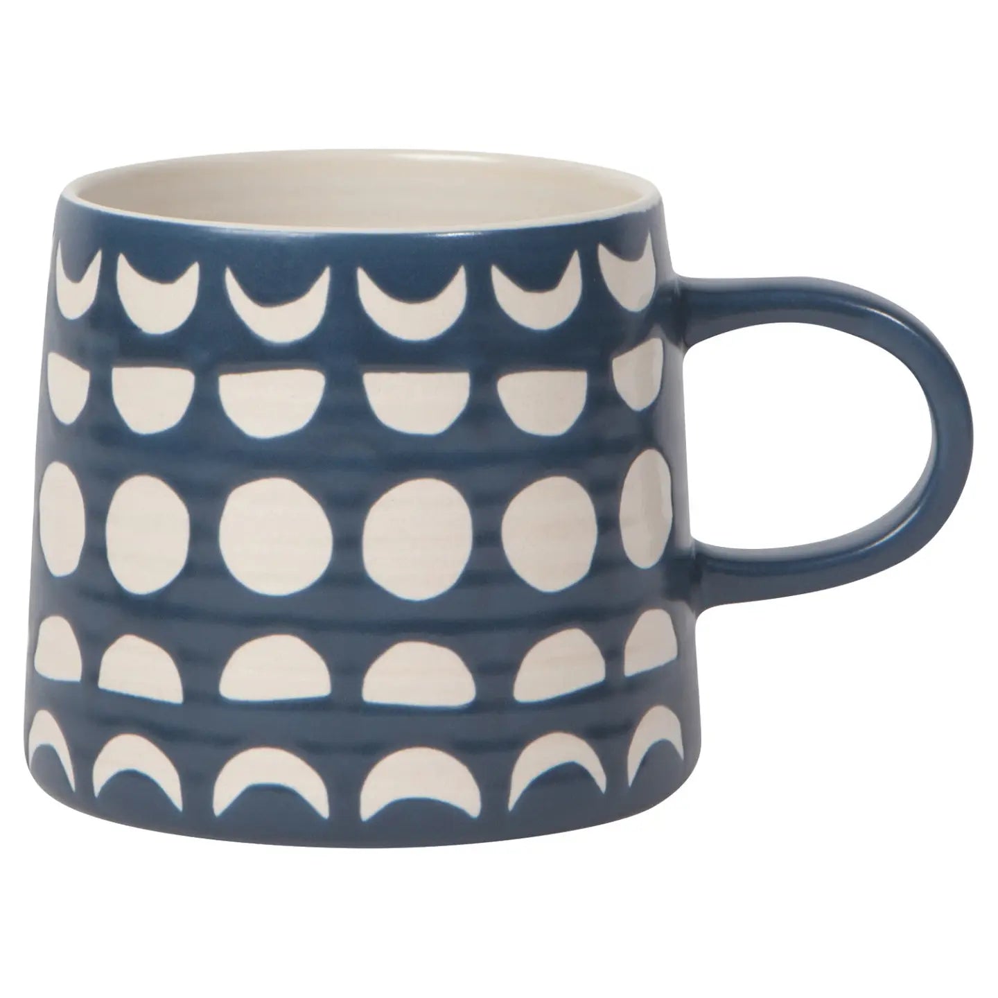 Ink Mug with Moon Pattern