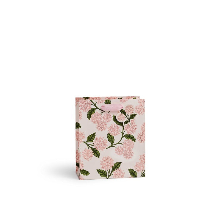 Rifle Paper Pink Hydrangea Gift Bag