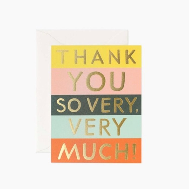 Rifle Paper Thank You Cards