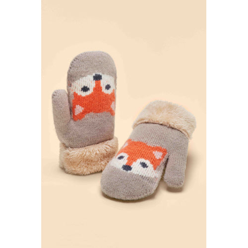 Powder Kid's Fluffy Mittens