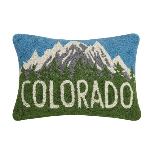 Peking Handicraft Colorado Mountains Pillow