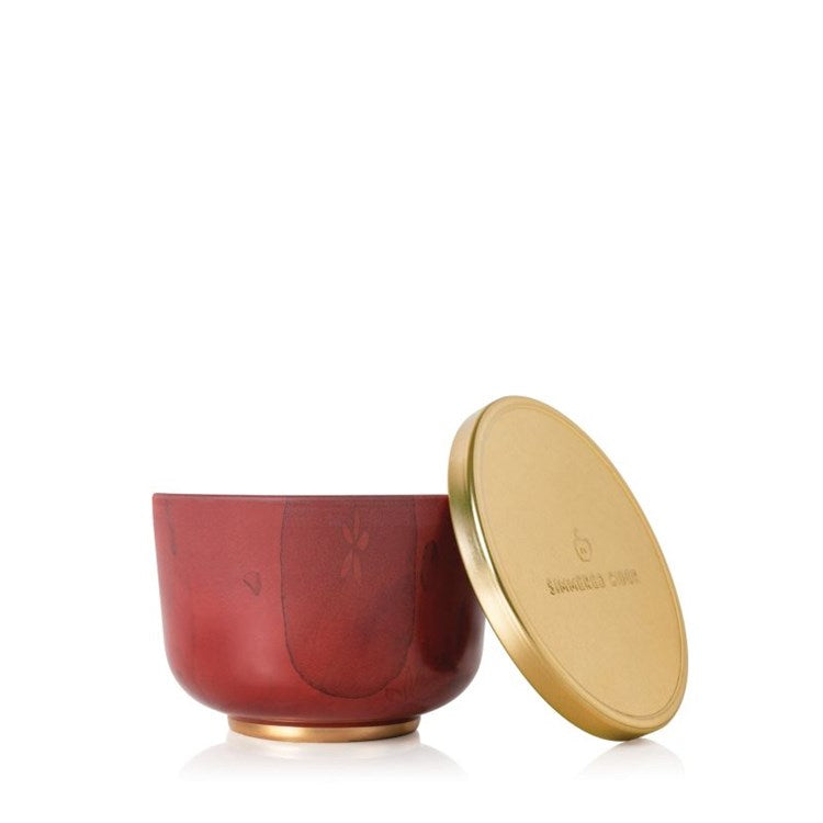 Thymes Simmered Cider Gold Lid Candle