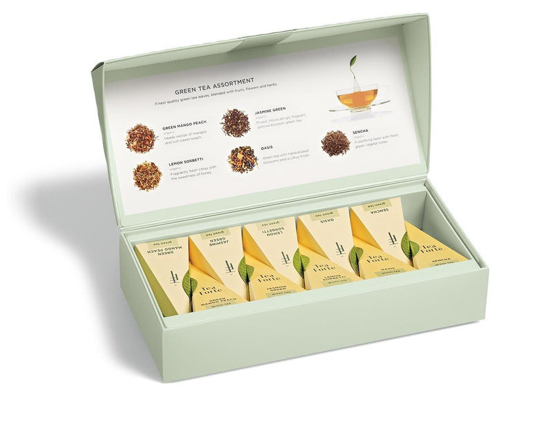 Tea Forte Green Tea Assortment Petite Presentation Box