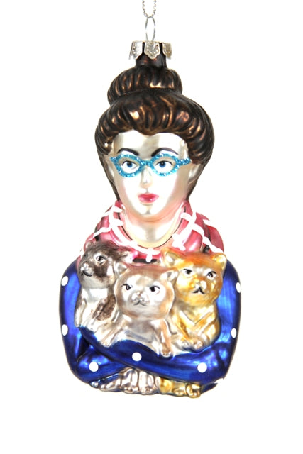 Cody Foster Ornament - Cat Lady
