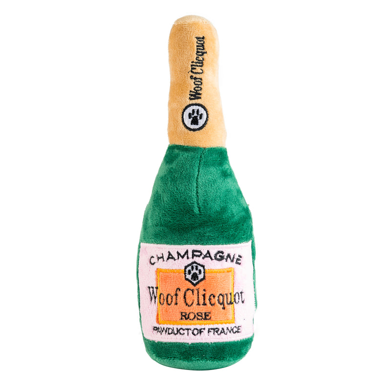 Haute Diggity Dog Woof Clicquot Rose Champagne Bottle