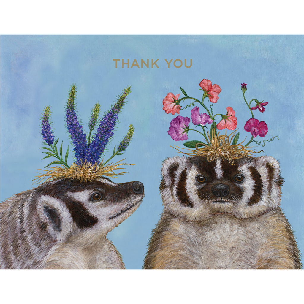 Badger Sister Thank You Card