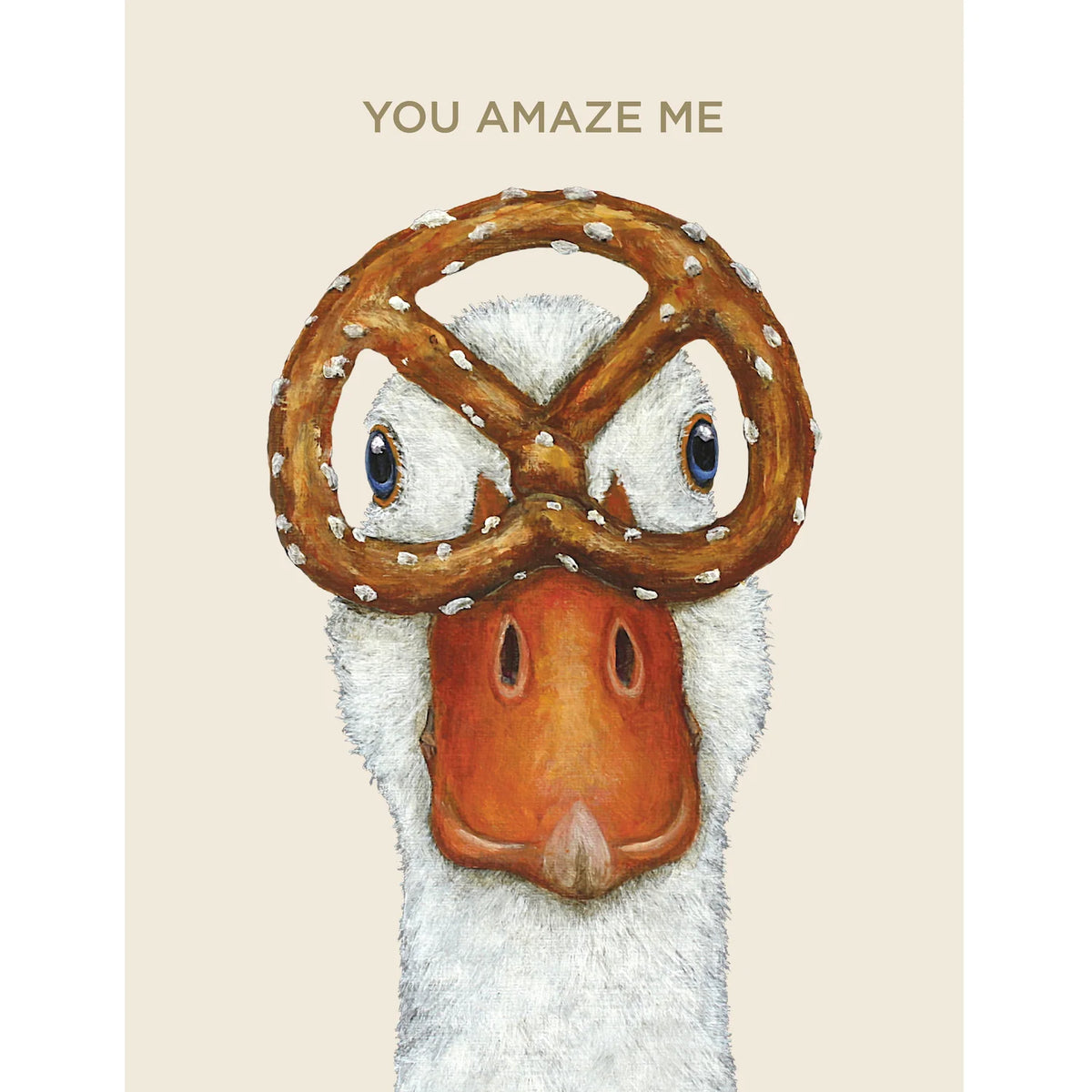 Amazing Duck Greeting Card