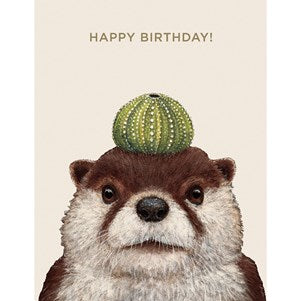 Othello Otter Birthday Card