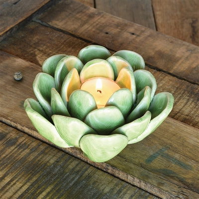 HomArt Succulent Tea Light Holder