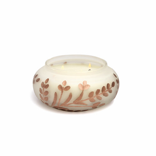 Paddywax Cypress & Fir Frosted Glass with Copper Branch