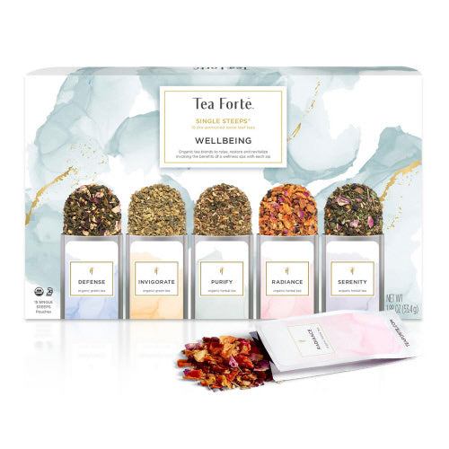 Tea Forte Wellbeing Single Steeps